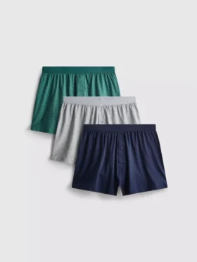 3-pack boxershorts met losse pasvorm