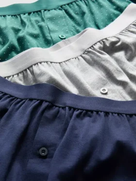 3-pack boxershorts met losse pasvorm