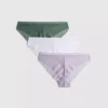 3-pack Braziliaanse slipjes met all-over kant