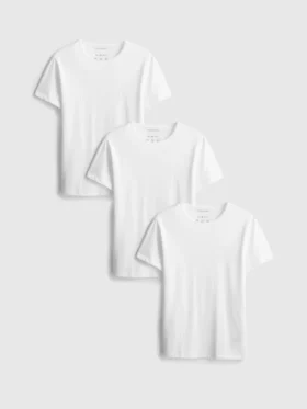 3-pack essentiële T-shirts met ronde hals