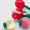 3-pack fruit-haarklemmen