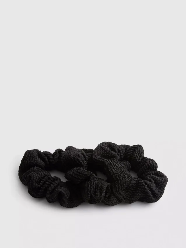 3-pack gekreukelde scrunchies