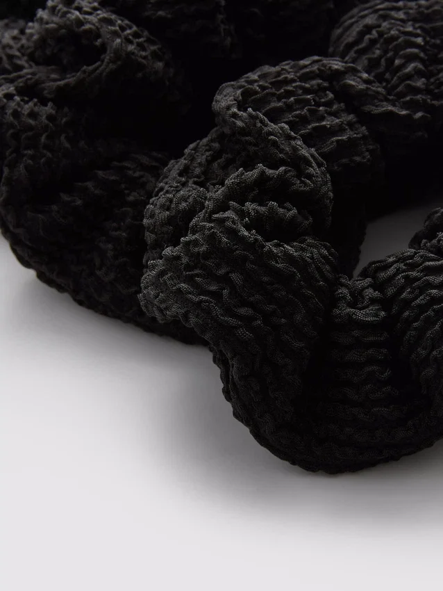 3-pack gekreukelde scrunchies