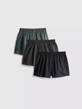 3-pack geweven boxershorts