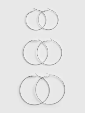 3-pack grote hoepeloorbellen