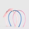 3-pack haarbanden met strik
