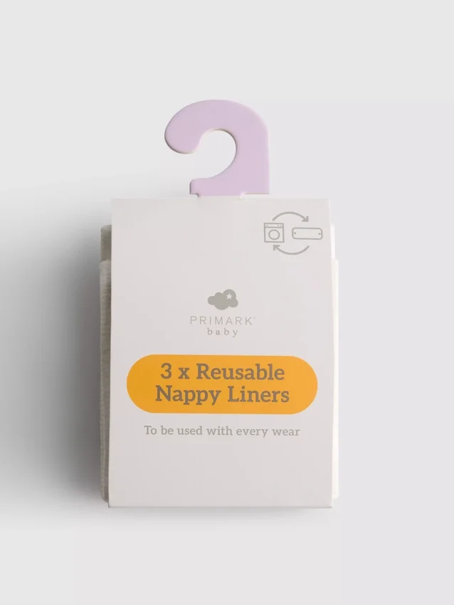 3-pack herbruikbare luierinleggers