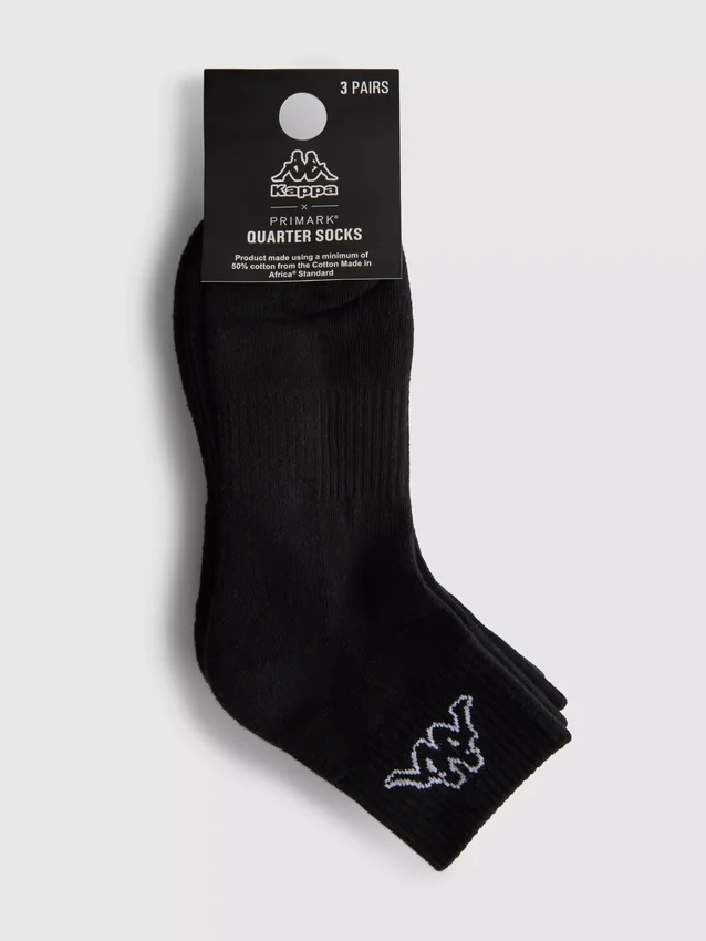 3-pack Kappa x Primark kwartsokken