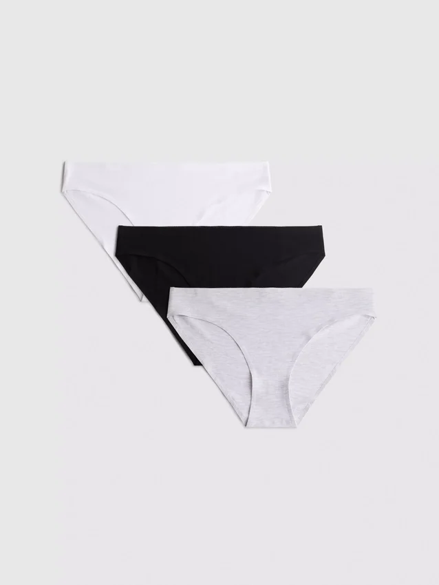 3-pack katoenen minislips