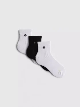 3-pack microvezel sportkorte sokken