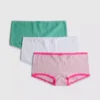 3-pack mini-shorts met pointelle-patroon