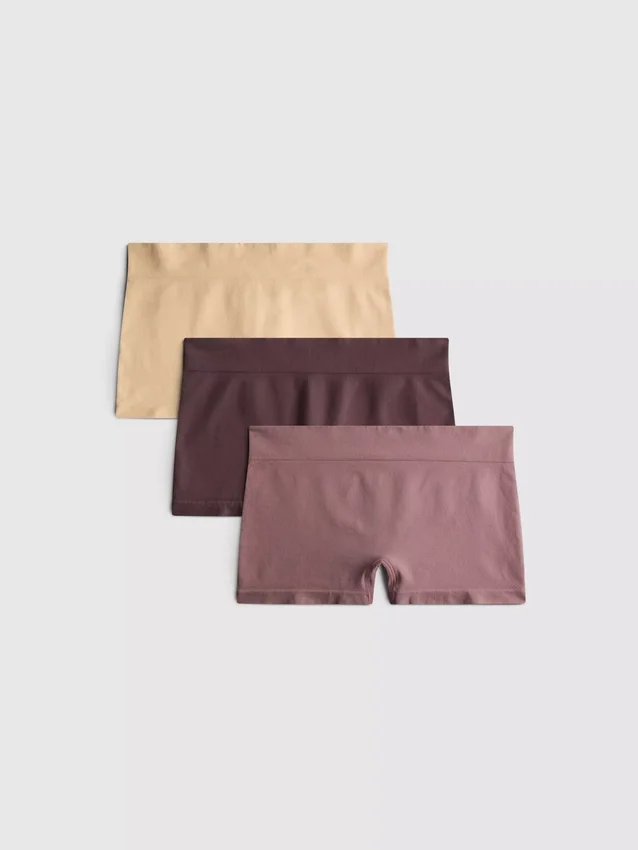 3-pack naadloze boyshorts