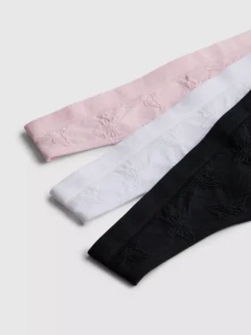 3-pack naadloze jacquard-strings