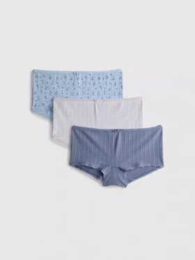 3-pack naadloze mini-boyshorts
