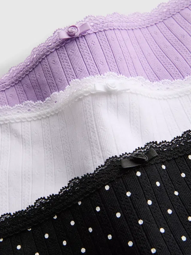 3-pack naadloze mini-boyshorts
