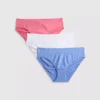 3-pack naadloze mini-slips met ruches