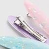 3-pack ovale haarclips van hars
