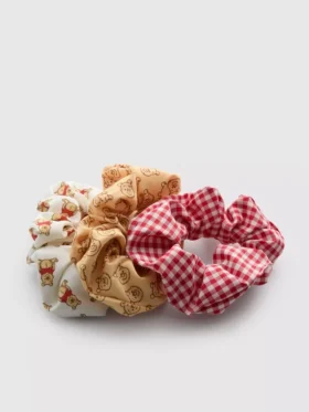 3-pack scrunchies met afbeelding van Disney's Winnie de Poeh