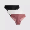 3-pack string met Braziliaanse kanten details