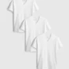 3-pack T-shirts met V-hals