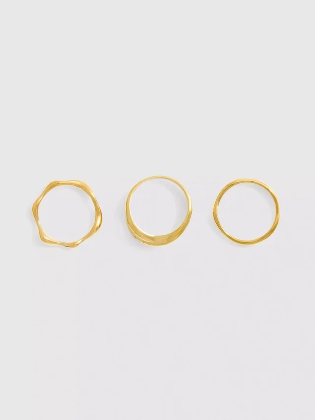 3-pack waterdichte ringen met gemengd ontwerp