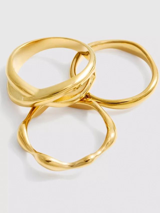 3-pack waterdichte ringen met gemengd ontwerp