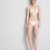 3D-bikini-broekjes met bloemenprint en strikjes aan de zijkant