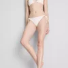 3D-bikini-broekjes met bloemenprint en strikjes aan de zijkant