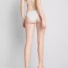 3D-bikini-broekjes met bloemenprint en strikjes aan de zijkant