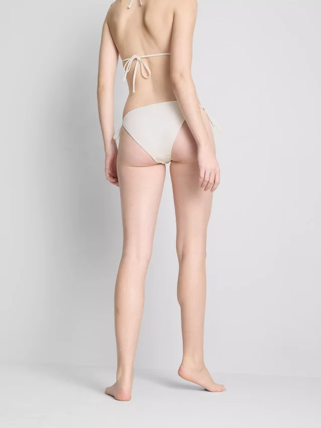 3D-bikini-broekjes met bloemenprint en strikjes aan de zijkant