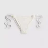 3D-bikini-broekjes met bloemenprint en strikjes aan de zijkant