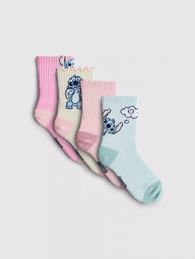 4-pack Disney's Stitch enkelsokken