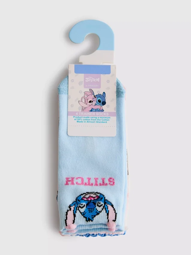 4-pack Disney's Stitch Sneakersokken
