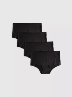 4-pack korte slipjes van microvezel