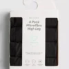 4-pack microvezel slips met hoge beenuitsnede
