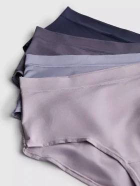 4-pack microvezel slips met hoge taille