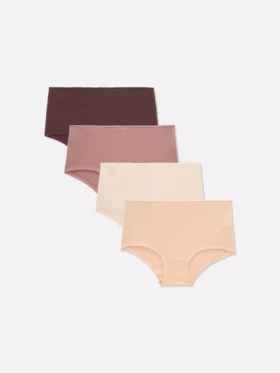 4-pack neutrale katoenen slips