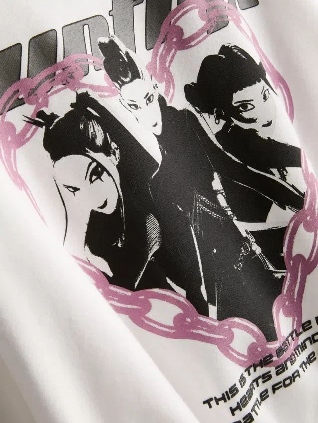 5-15 jaar | K-pop Demon Hunters-sweatshirt