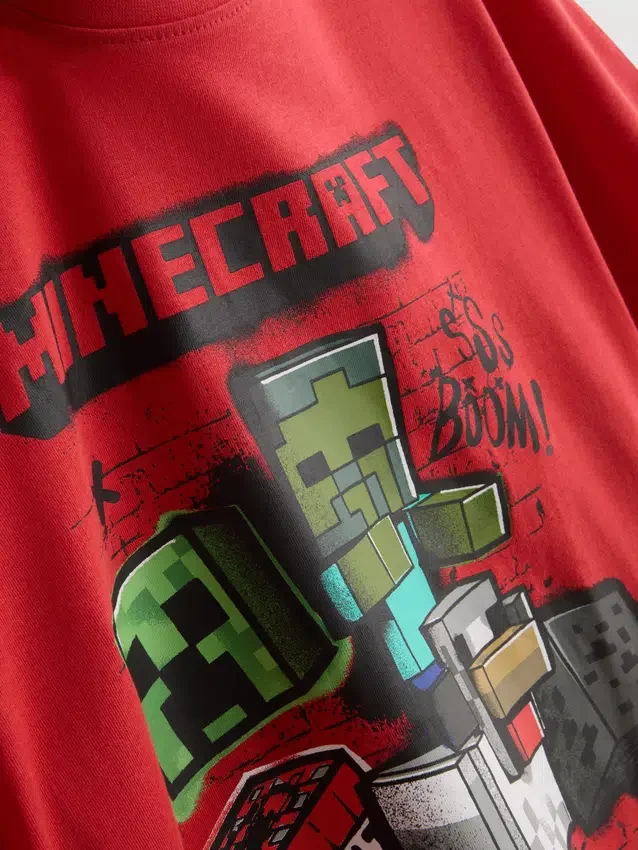 5-15 jaar | Minecraft-T-shirt met print