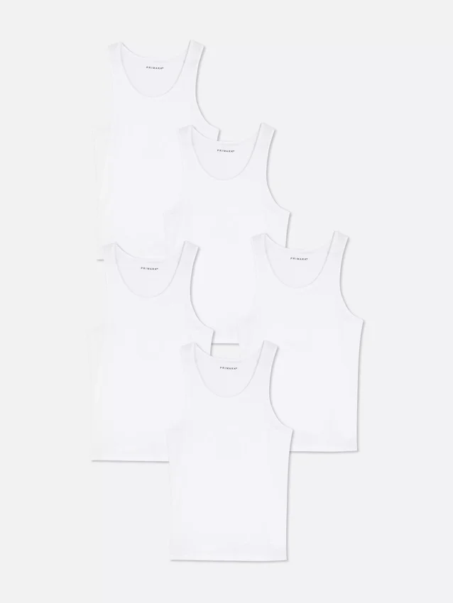 5-pack essentiële tanktops