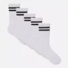 5-pack gestreepte enkelsokken