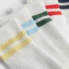 5-pack gestreepte enkelsokken