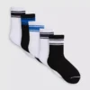 5-pack gestreepte sportsokken