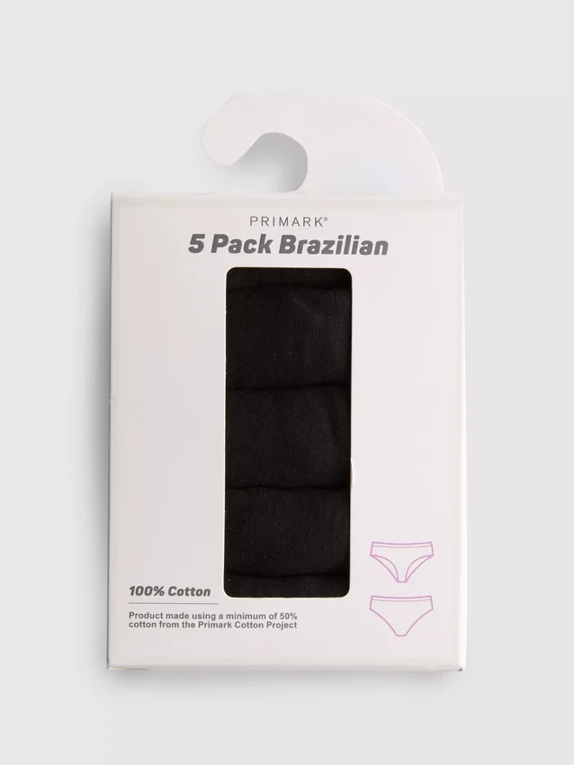 5-pack katoenen Brazilian-slips