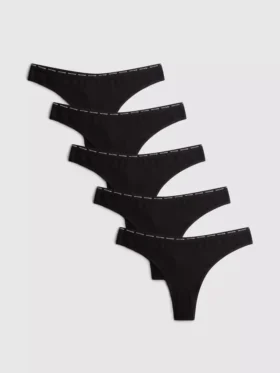 5-pack Love to Lounge stringbroekjes met hoog katoengehalte