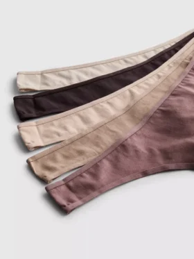 5-pack neutrale katoenen strings