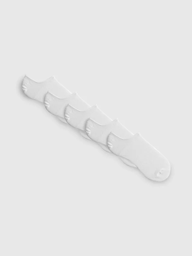5-pack onzichtbare basissokken