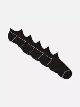 5-pack sneaker sokken van badstof