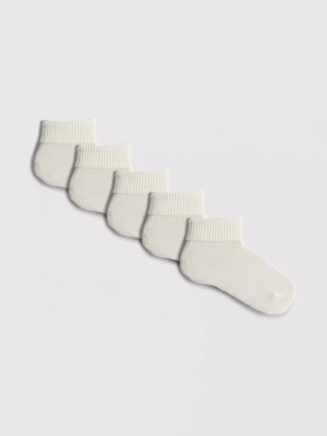 5-pack sokken met geribde boorden