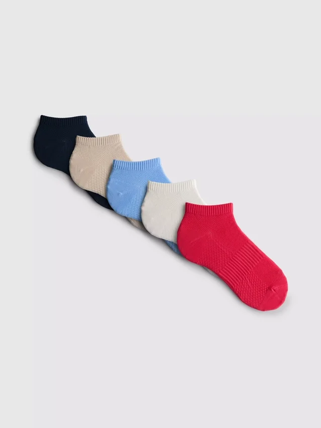 5-pack sportieve enkelsokken